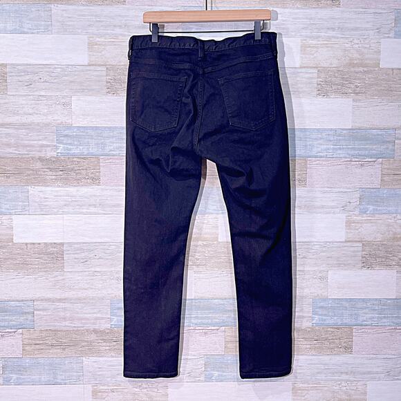 OLD NAVY Built In Flex Skinny Jeans Black Stretch Denim Mens 33x30 - Picture 4 of 7